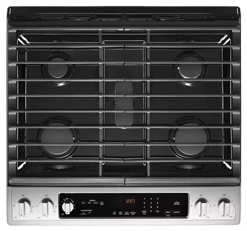 Maytag MGS8800FZ 30 Inch Slide-In Gas Range with 5 Sealed Burners, 5.8 cu. ft. 